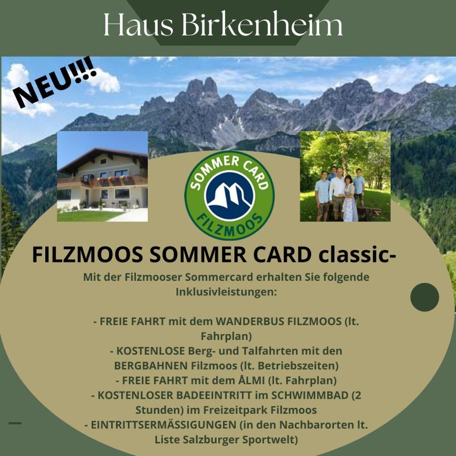 Appartamento Haus Birkenheim Filzmoos Esterno foto